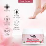 Buy Globus Naturals Crack Cream For Dry Cracked Heels & Feet | Enriched With Aloevera |Grapes | Rose|Almonds |Lavender 100 Gm (Pack Of 3) - Purplle