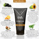 Buy Globus Naturals Charcoal Peel Off Mask Enriched With Vitamin-E And Argan Oil 100 G (Pack Of 3) - Purplle