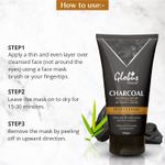 Buy Globus Naturals Charcoal Peel Off Mask Enriched With Vitamin-E And Argan Oil 100 G (Pack Of 3) - Purplle