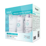 Buy Kaya Intense Clarity System (3 Step Brightening Kit) Brightening Cleanser / Face Wash + Pigmentation Reducing Cream + Day Cream with SPF 180 Ml - Purplle
