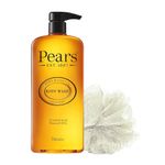 Buy Pears Pure Gentle Original Body Wash, 100% Soap Free,750ml (Free Loofah) - Purplle