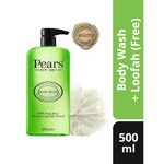 Buy Pears 98% Pure Glycerin With  Lemon Flower Extract Body Wash, 100% Soap Free,500ml (Free Loofah) - Purplle