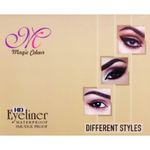 Buy Magic Colour Ultra Black HD Eye Liner Pen with Silver Glitter Body, Waterproof, Fast Drying, Long Lasting, Smudge Proof, Single Stroke High Definition Matte Finish Eye Makeup (1 ml, Jet Black) - Purplle