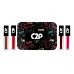 Buy C2P Pro Epic Matte 4 in 1 Liquid Lipstick Combo Set (Pack Of 4) - Purplle