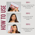 Buy C2P Pro Lip Cream Lipstick Palette 12 in 1 Shades - Multicolor - Purplle