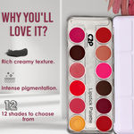 Buy C2P Pro Lip Cream Lipstick Palette 12 in 1 Shades - Multicolor - Purplle
