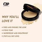 Buy C2P Pro All Day Ideal Stay Matte Finish & Fix - Beige 02 - Purplle