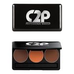 Buy C2P Pro Professional Basic Makeup Kit Trio Contour (3 In 1) - Purplle