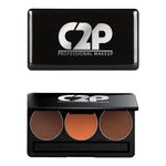 Buy C2P Pro Professional Basic Makeup Trio 1 (Blusher & Contour) - Purplle