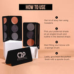 Buy C2P Pro Professional Basic Makeup Kit Trio Eyebrow (3 In 1) - Purplle