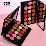 Buy C2P Pro Professional Deep Rose Eyeshadow Palette - Purplle