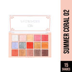 Buy C2P Pro Pathfinder 15 Color Eye Shadow Palette - Summer Coral 02 - Purplle