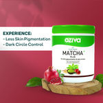 Buy OZiva Plant Based Matcha Plus (Organic Japanese Matcha Powder with Licorice & Activated Charcoal), Rich in Antioxidants, for Skin Pigmentation & Dark Circles, 50g - Purplle