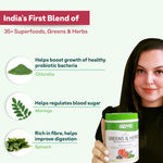 Buy OZiva Superfood Greens & Herbs (Supergreens Powder with Alkalizing Greens & Herbs like Chollera, Spirulina, Amla,Triphala), for Better Digestion, Detox & Skin, 250g - Purplle