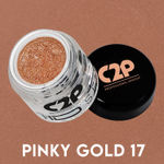 Buy C2P Pro HD Eyeshadow Loose Precious Pigments - Pinky Gold 17 - Purplle