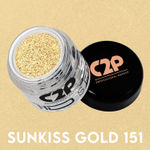 Buy C2P Pro HD Eyeshadow Loose Precious Pigments - Sunkiss Gold 151 - Purplle