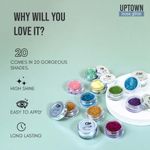 Buy C2P Pro Uptown Eyeshadow Loose Glitters - Violet Line 11 - Purplle