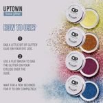 Buy C2P Pro Uptown Eyeshadow Loose Glitters - Violet Line 11 - Purplle