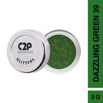 Buy C2P Pro Uptown Eyeshadow Loose Glitters - Dazzling Green 39 - Purplle
