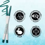 Buy FACES CANADA Ultime Pro Twist Eye Kajal Liner - Green, 0.35 gm | High Impact Intense Color In 1 Stroke | 24HR Long Stay | Matte Finish | Soft Texture | Waterproof & Smudgeproof | Made With Carnauba Wax - Purplle