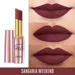 Buy Lakme 9TO5 Primer + Matte Lip Color MM3 Sangria Weekend (3.6 g) - Purplle