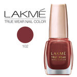 Buy Lakme True Wear Nail Color Rich Crimson Red Shade RC102 (9 ml) - Purplle