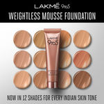 Buy Lakme 9 To 5 Weightless Mousse Foundation - Bronzed Glow (25 g) - Purplle
