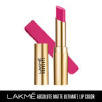Buy Lakme Absolute Matte Ultimate Lip Color with Argan Oil, Orchid Pink, (3.4 g) - Purplle