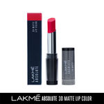 Buy Lakme Absolute 3D Lipstick, Romeo Red (3.6 gm) - Purplle