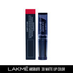 Buy Lakme Absolute 3D Lipstick, Red Carnival (3.6 g) - Purplle