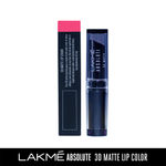 Buy Lakme Absolute 3D Lipstick, Pink Passion (3.6 gm) - Purplle