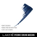 Buy Lakme Eyeconic Curling Mascara Royal Blue (9 ml) - Purplle