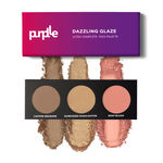 Buy Purplle Dazzling Glaze Ultra Complete Face Palette - Long Lasting | Matte | Shimmer | Buildable Coverage | High Pigmentation (12gm) - Purplle