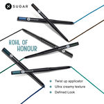 Buy SUGAR Cosmetics Kohl of Honour Intense Kajal | Upto 12 hrs | Long Lasting, Smudge Proof & Waterproof Kajal | Matte Finish | Twist Up Kajal Pencil | Paraben Free | 03 Aqua Lung - Purplle