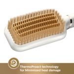 Buy Philips Advanced Heated Straightening Brush BHH880/50 Extra Large Brush Area Thermoprotect Technology Argan Oil Infusion (White) - Purplle