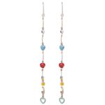 Buy Lilly & Sparkle Alloy Gold Toned Heart Shape And Simple Bali Earrings For Women - Set Of 6 - Purplle
