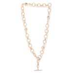 Buy Lilly & Sparkle Alloy Gold Toned Round Chunky Chain Choker Necklace For Women - Purplle