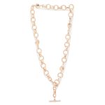 Buy Lilly & Sparkle Alloy Gold Toned Round Chunky Chain Choker Necklace For Women - Purplle