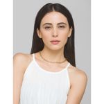 Buy Lilly & Sparkle Alloy Stunning Statement Chunky Chain Necklace With Clasp U Ball For Women - Purplle