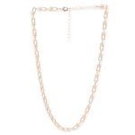 Buy Lilly & Sparkle Alloy Stunning Statement Chunky Chain Necklace With Clasp U Ball For Women - Purplle