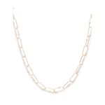 Buy Lilly & Sparkle Alloy Gold Toned Paper Clip Chain Necklace For Women - Purplle
