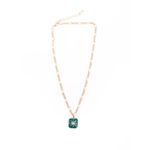 Buy Lilly & Sparkle Alloy Gold Toned Curved Link Chain With Twisted Wire Pendant Necklace For Women - Purplle