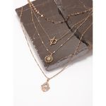 Buy Lilly & Sparkle Alloy  Gold Toned Necklace With Diverse Pendant For Women - Purplle