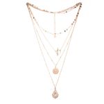 Buy Lilly & Sparkle Alloy  Gold Toned Necklace With Diverse Pendant For Women - Purplle