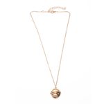 Buy Lilly & Sparkle Alloy Gold Toned Delicate Necklace Karma Pendant For Women - Purplle