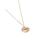 Buy Lilly & Sparkle Alloy Gold Toned Delicate Necklace Karma Pendant For Women - Purplle