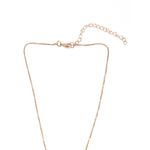 Buy Lilly & Sparkle Alloy Gold Toned Box Chain With Disk Shaped Pendant Necklace For Women - Purplle