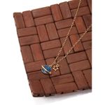 Buy Lilly & Sparkle Alloy Gold Toned Saturn Planet Star Design Pendant Necklace For Women - Purplle