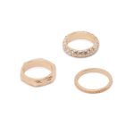 Buy Lilly & Sparkle Alloy Carved Finger Rings For Women - Set Of 4 - Purplle