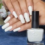 Buy Iba Argan Oil Enriched Breathable Nail Color (B25 Pure White) - Purplle